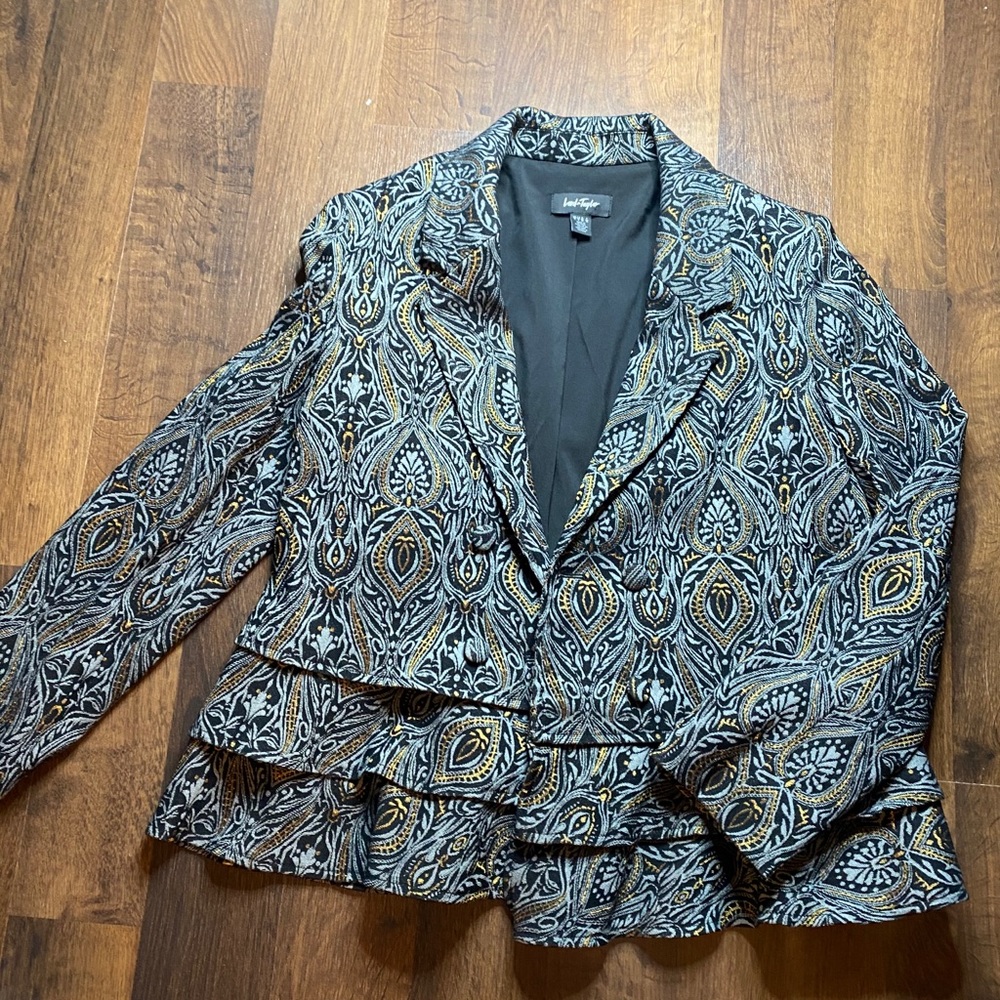 Lord & Taylor Metallic Jacket